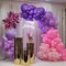 Pink Balloons - 12 inch 100pcs Latex - Round Matte Pink Birthday Balloons with 2 Ribbons for Baby Shower, Gender Reveal Parties